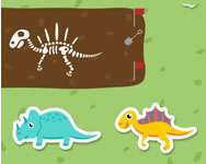 Dino fossil ovis HTML5 játék