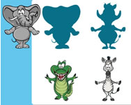 Animals shapes ovis HTML5 játék